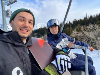 snowboading